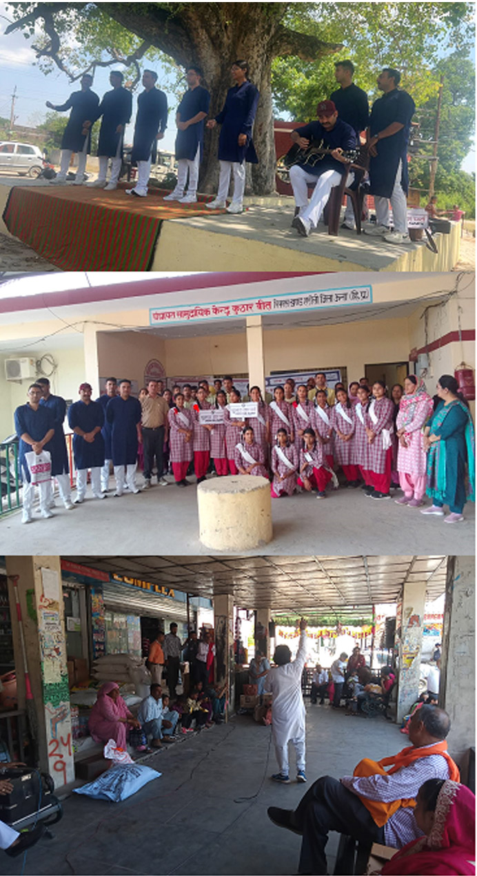 Artists of Eklavya Kalamanch and Eastern Kalamanch told the importance of voting